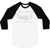 life short smile advice wisdom 3/4 Sleeve Shirt