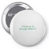i before e Pin-back button