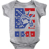 usa 2 Baby Bodysuit
