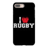 i love rugby mens funny cotton iPhone 8 Plus