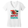 super dude Women's V-Neck T-Shirt