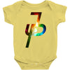 jake paul colorful galaxy Baby Onesie