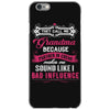 they call me grandma partner in crime. iPhone 6/6s Case