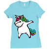 DABBİNG LEPRECHAUN UNİCORN Ladies Fitted T-Shirt
