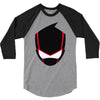 ninja mask on 3/4 Sleeve Shirt