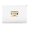 I Love Someone With Childhood Cancer To The Moon And Back To Infinity Accessory Pouches