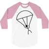 stick man skydiving 3/4 Sleeve Shirt
