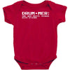 definition of a drummer Baby Bodysuit