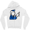 go to jail monopoly Zipper Hoodie