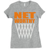net worthy basketball Ladies Fitted T-Shirt