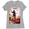 mad max movie poster Ladies Fitted T-Shirt