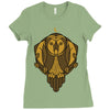 owl night Ladies Fitted T-Shirt