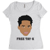 Free Tay-K Women's Triblend Scoop T-shirt
