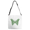 liver cancer butterfly Adjustable Strap Totes