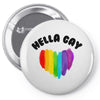 Hella Gay Pin-back button