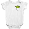 cute yoda pocket Baby Bodysuit