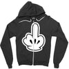 ski glove Zipper Hoodie