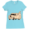 the shaggin' wagon Ladies Fitted T-Shirt