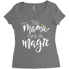 This Mama Runs on Magic Women's Triblend Scoop T-shirt
