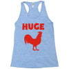 huge cock Racerback Tank
