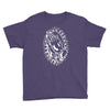 praying hands cross mary rock band baseball jersey Youth Tee
