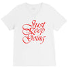 just keep going V-Neck Tee