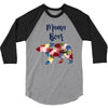 mama bear floral 3/4 Sleeve Shirt