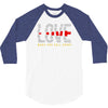 love make you fall apart 3/4 Sleeve Shirt
