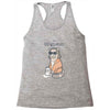 the big meowski Racerback Tank