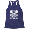 Chess Choose Your Weapon Racerback Tank