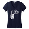 for travel enthusiasts! Women's V-Neck T-Shirt