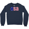 american freedom flag Crewneck Sweatshirt