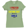 i prefer eating out girls Ladies Fitted T-Shirt