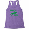 born to ride horse riding pony horse Racerback Tank