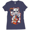 maneki trooper Ladies Fitted T-Shirt