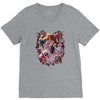 wicked jester skull V-Neck Tee