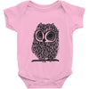 owl on athletic Baby Onesie