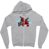 lego deadpool Zipper Hoodie