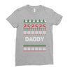 ugly christmas daddy Ladies Fitted T-Shirt
