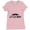 big man little man Ladies Fitted T-Shirt