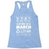 Born In March Racerback Tank