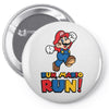 run, mario run Pin-back button
