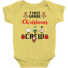 first grade christmas crew Baby Bodysuit