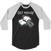mickey mouse gangster get money 3/4 Sleeve Shirt