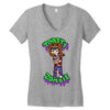 toasty zombie Women's V-Neck T-Shirt