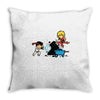 part time job   rock construction Throw Pillow