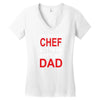 awesome chef dad Women's V-Neck T-Shirt