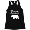 Daddy Bear - Baby Bear Custom Name Racerback Tank