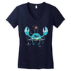 Crab Women's V-Neck T-Shirt