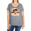 Michelangelo David Bubble Gum Ladies Curvy T-Shirt